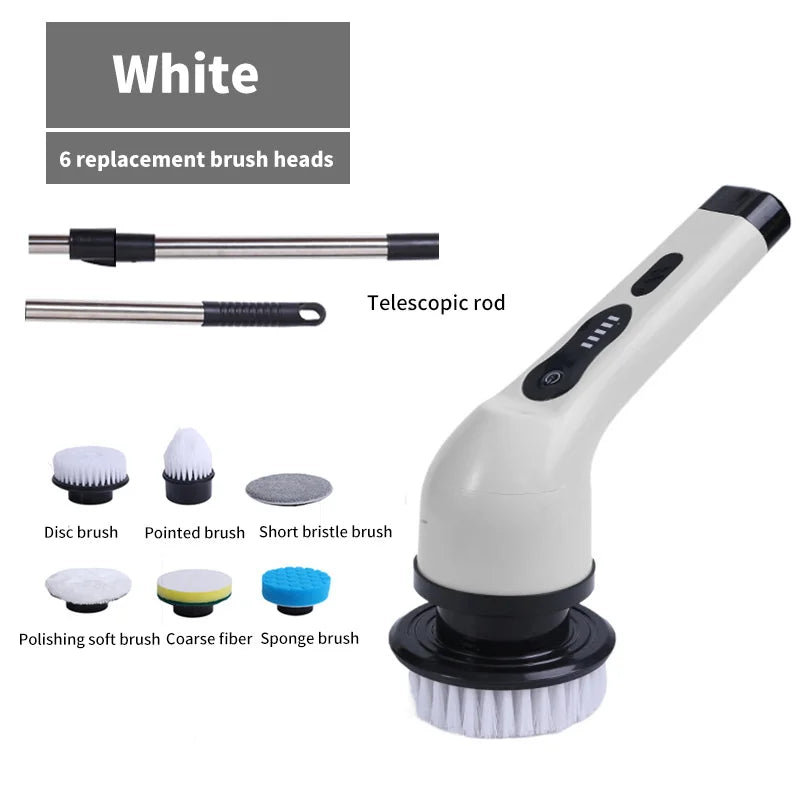 9-In-1 Electric Spin Cleaning Scrubber 