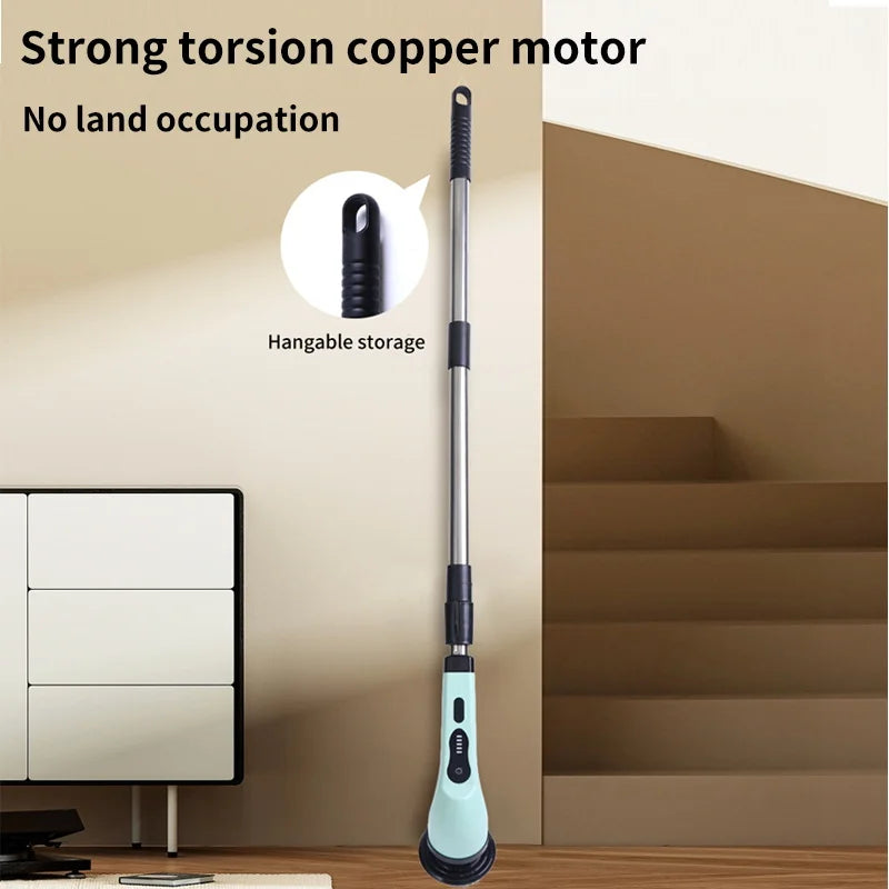 9-In-1 Electric Spin Cleaning Scrubber 