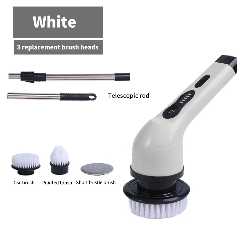9-In-1 Electric Spin Cleaning Scrubber 