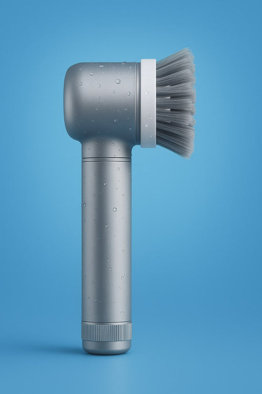 Cordless Spin Scrubber - Rechargeable, 5 Brush Heads for a Sparkling Shower
